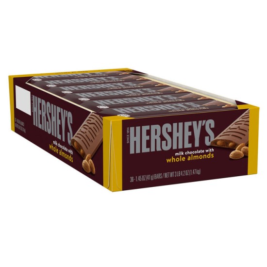 Hershey's Milk Chocolate With Whole Almonds 36ct