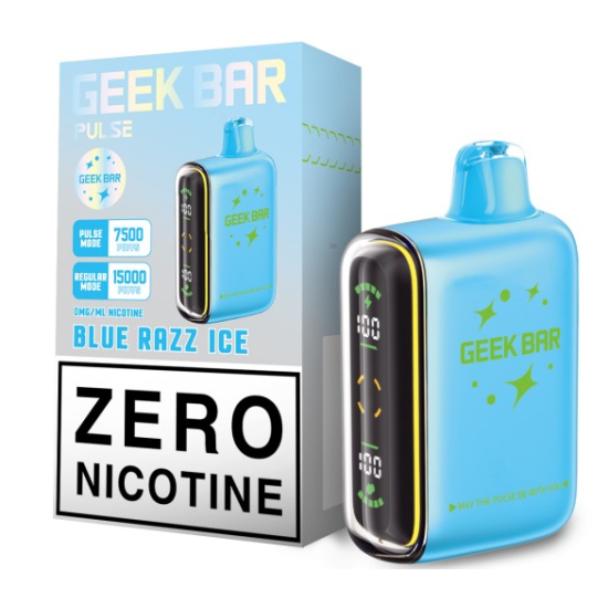 GEEK BAR PULSE (ZERO NICOTINE)15k PUFFS  5CT