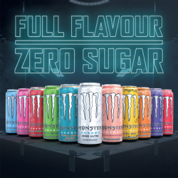  Zero (Ultra) Monster Drink's 24ct 16oz