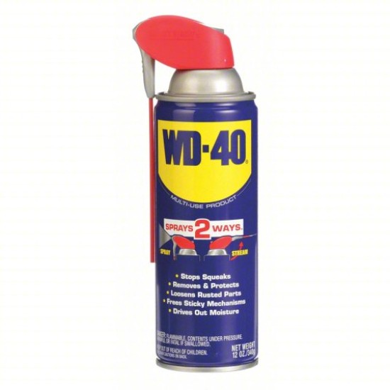 WD-40 2 Smart Straw Aerosol Lubricant, 12oz 