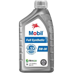 Mobil Full Synthetic Motor Oil 5W-30 