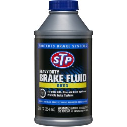 STP Heavy Duty Brake Fluid, Dot 3 12 Oz