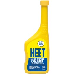 HEET Gas-Line Antifreeze And Water Remover  12 fl. oz Yellow