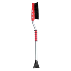 ICE SCRAPPER & BRUSH 35" ADJUST GRIP ALUMINIUM HAND