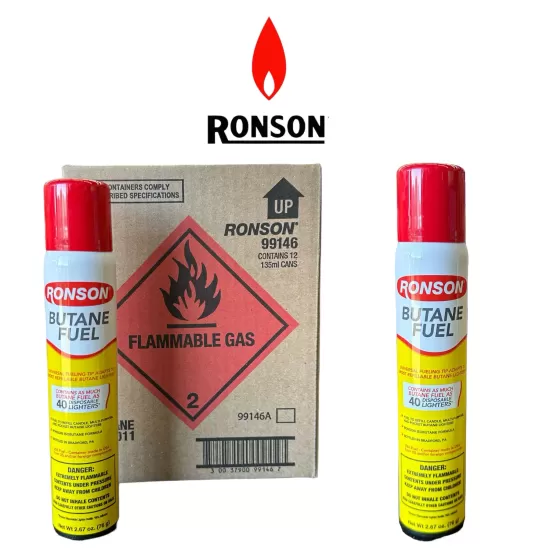 Ronson Butane 2.67Oz 12Ct Per Box