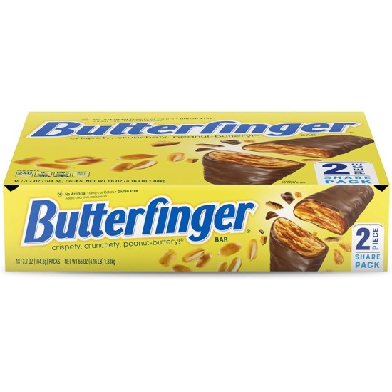 BUTTERFINGER SHARE PACK 18CT BUTTERFINGER SHARE PACK 18CT