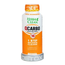 Q-CARBO DETOX 16OZ ORANGE FLAVOR