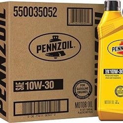 Pennzoil Conventional 10W-30 Motor Oil ( 1Quart Case of 6)