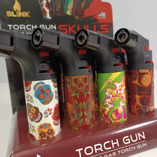 BLINK TORCH GUN SKULLS ITEM #813