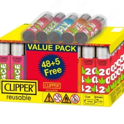 Clipper Lighter Mush Words 48pk + 5 Free