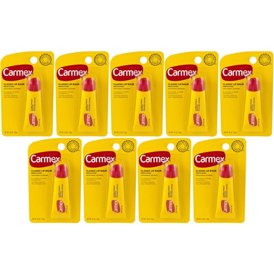 CARMEX CLASSIC LIP BALM MEDICATED 12 PACK