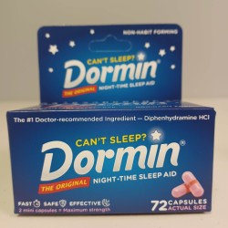 DORMIN NIGHT-TIME SLEEP AID 72 CAPSULES