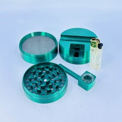 GRINDER WITH LIGHTER HOLD