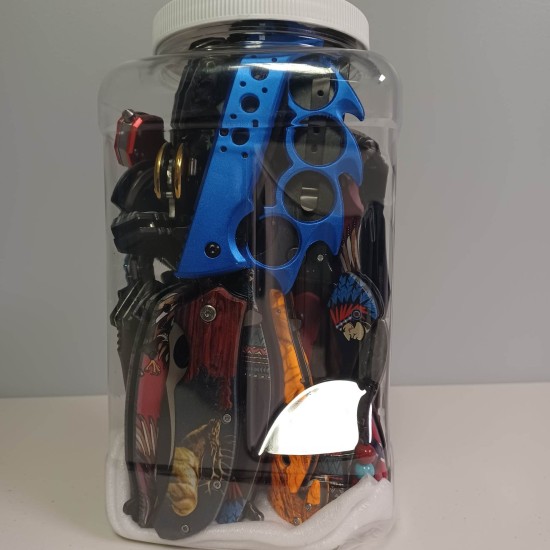 KNIFE ASSORTED JAR 30CT