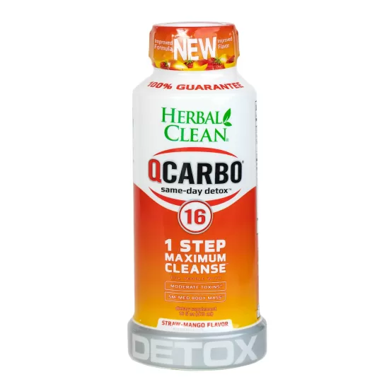 Q-CARBO DETOX 16OZ STRAW-MANGO