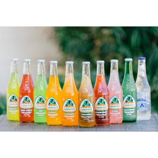 Jarritos Mexican Soda 12.5 fl. oz. Glass Bottle 24 Pack