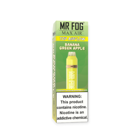 Mr Fog MAX AIR 3000 Puffs TOP AIRFLOW 50MG/ML 1100mAh Mr Fog MAX AIR 3000 Puffs TOP AIRFLOW 50MG/ML 1100mAh