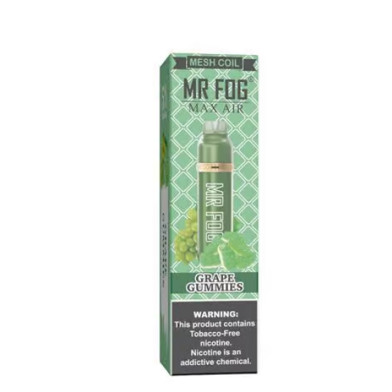 Mr Fog MAX AIR 3000 Puffs TOP AIRFLOW 50MG/ML 1100mAh Mr Fog MAX AIR 3000 Puffs TOP AIRFLOW 50MG/ML 1100mAh