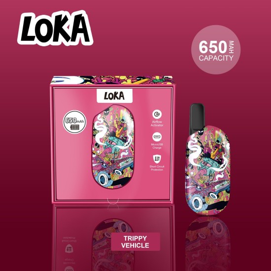 LOKA 650MAH VAPE BATTERY WITH USB CHARGER