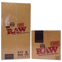 RAW CONE CLASSIC 1-1/4 6CT