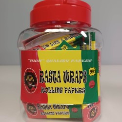 RASTA WRAPS ROLLING PAPERS 1-1/2
