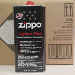 ZIPPO LIGHTER FUEL 12 FL OZ (355 ML)