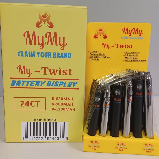 MYMY MY-TWIST BATTERY DISPLAY 24CT