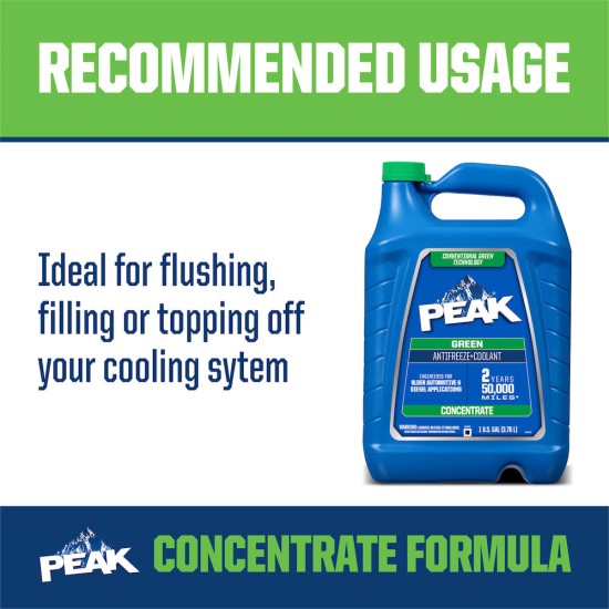 PEAK Conventional Concentrated Antifreeze  Coolant 6Ct Per Box