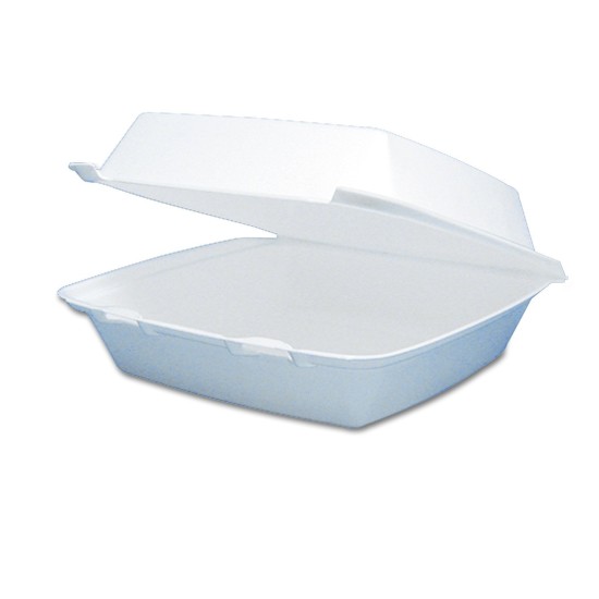 DART 85HT1R FOAM HINGED LID CONTAINERS ONE COMPARTMENT 200 CT