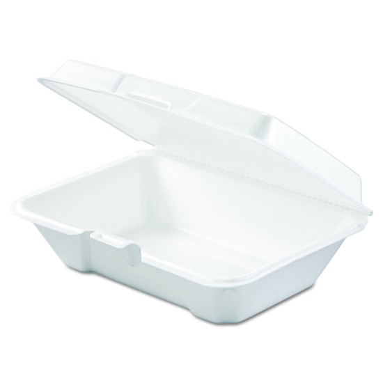 DART 205HT1 FOAM HINGED LID CONTAINERS ONE COMPARTMENT 200 CT