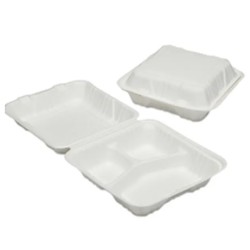 9"-3 PLASTIC HINGED CONTAINER HEAVY-DUTY PP93 150 CT