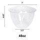 PET ROSE CONTAINER 48 OZ 150 SETS/BOX