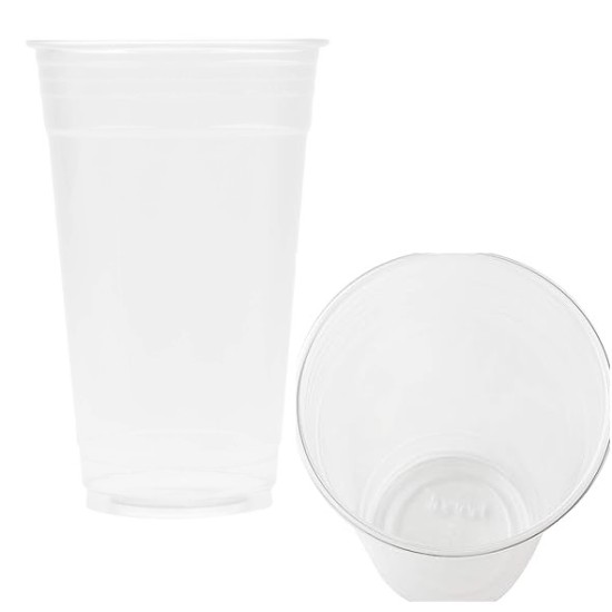 24OZ 98MM PET PLASTIC COLD CUPS 600CT