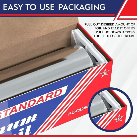 12" x 1000' STANDARD ALUMINUM FOIL