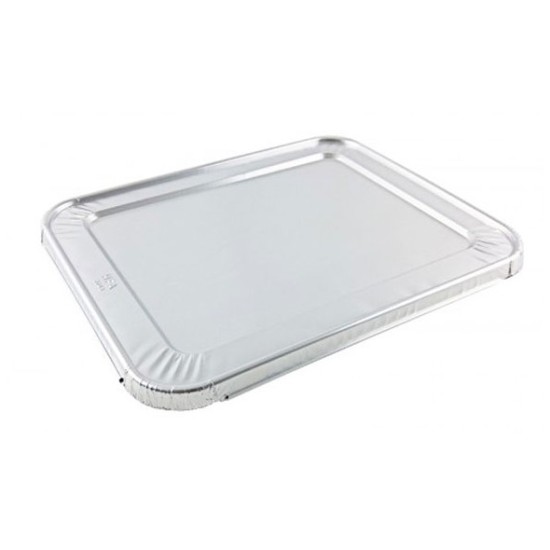 ALUMINUM LID HALF-SIZE XHD 100CT