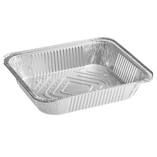 ALUMINUM PAN HALF-SIZE DEEP XXXHD 100CT