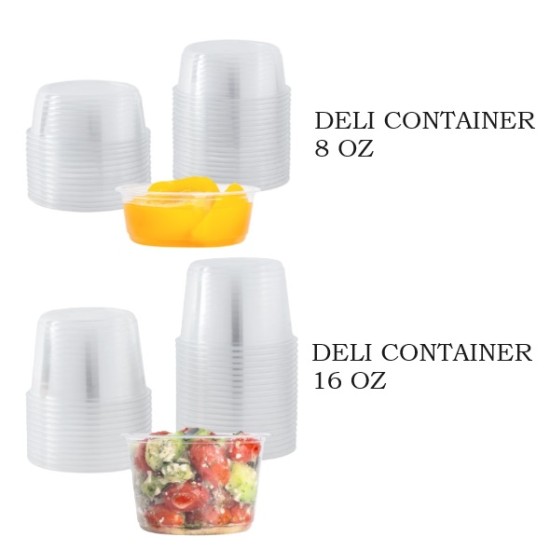 DELI CONTAINER LID (FOR 8-32 OZ DELI CONTAINER)