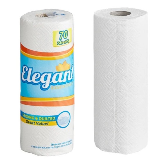 ELEGANT PAPER TOWELS 30 ROLLS/CASE