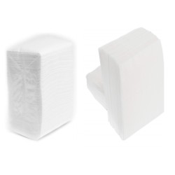 LOW FOLDS WHITE EMBOSSED DISPENSER NAPKINS 20 PACKS