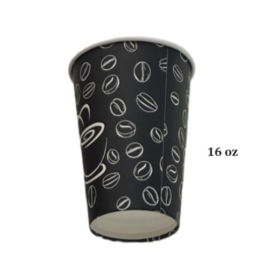 16OZ PRINTED HOT CUP 1000 PCS.