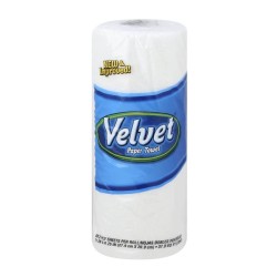 VELVET PAPER TOWEL 30 ROLLS/CASE