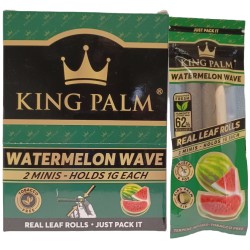 KING PALM WATERMELON WAVE 2 MINI ROLLS 1G 20CT