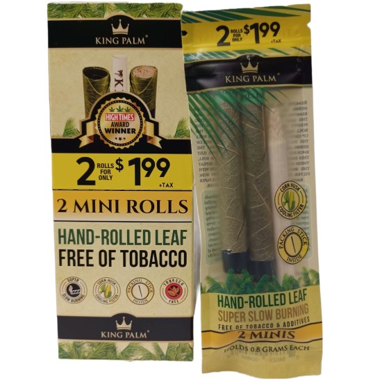 KING PALM 2 MINI ROLLS 0.8G 20CT