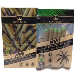 KING PALM MINI 5 SUPER SLOW BURNING ROLLS 1G 15CT