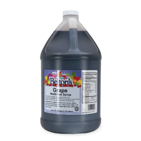 Belton Foods Syrup Multi-Use 1Gal 3.78L Assorted Flavors 