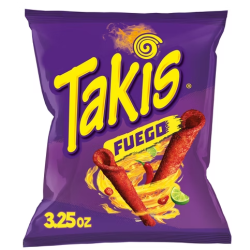 Takis Corn Tortillas Chips 20 Units Per Box Size 3.25oz