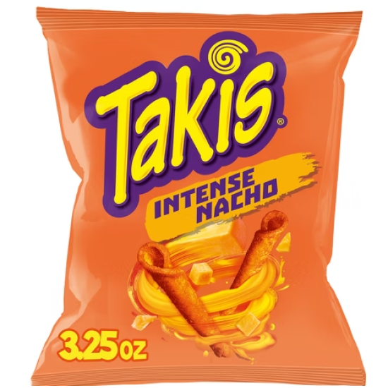 Takis Corn Tortillas Chips 20 Units Per Box Size 3.25oz