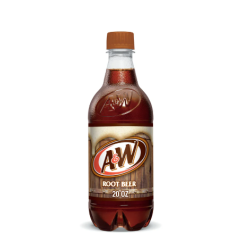 A&W ROOT BEER 20OZ BOTTLES (24 PACK) 591 ML