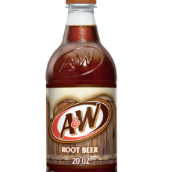 A&W ROOT BEER 20OZ BOTTLES (24 PACK) 591 ML