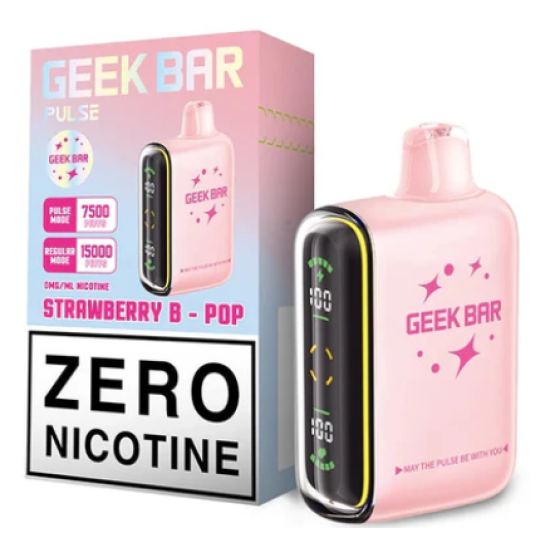 GEEK BAR PULSE (ZERO NICOTINE)15k PUFFS  5CT